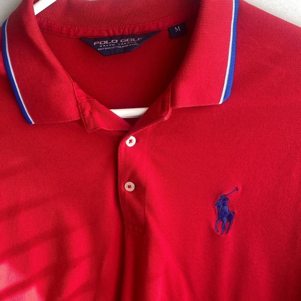 Polo golf Ralph Lauren Classic Red Polo Shirt